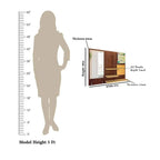 Beautiful (7 In One)' Wooden Wall Organiser With Mirror, Watch, Clipboard, Calendar and Hangers