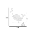 Baby Dolphin Backlit Wooden Wall Décor