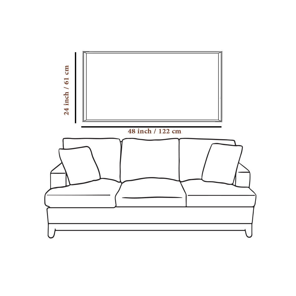 Two Sides Of Mother Earth Canvas Wall Painting