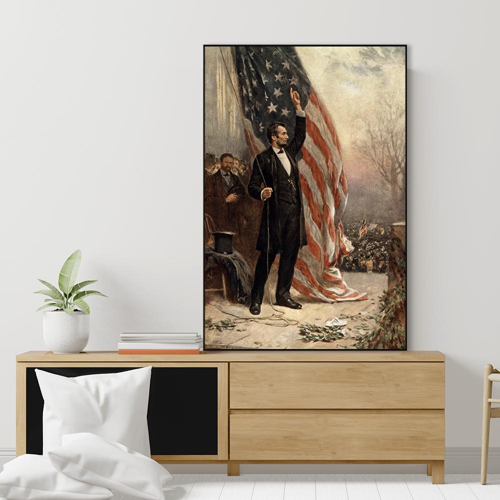 Abraham Lincoln (1809-1856) Framed Wall Art Main image