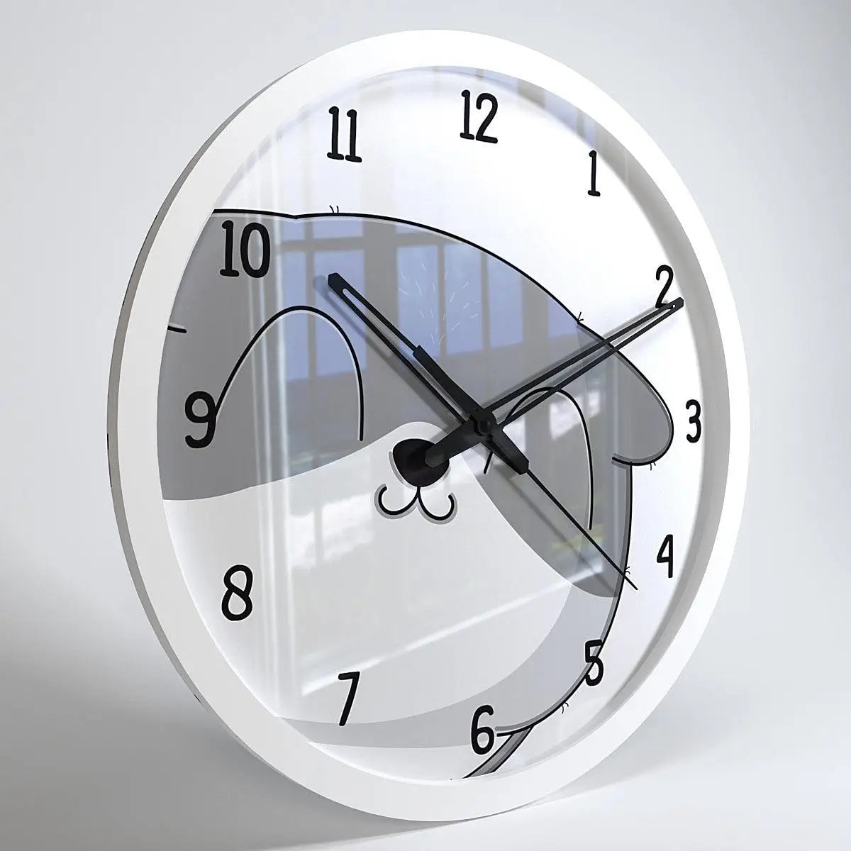 Baby Bear Face Kids Wall Clock Secondary image