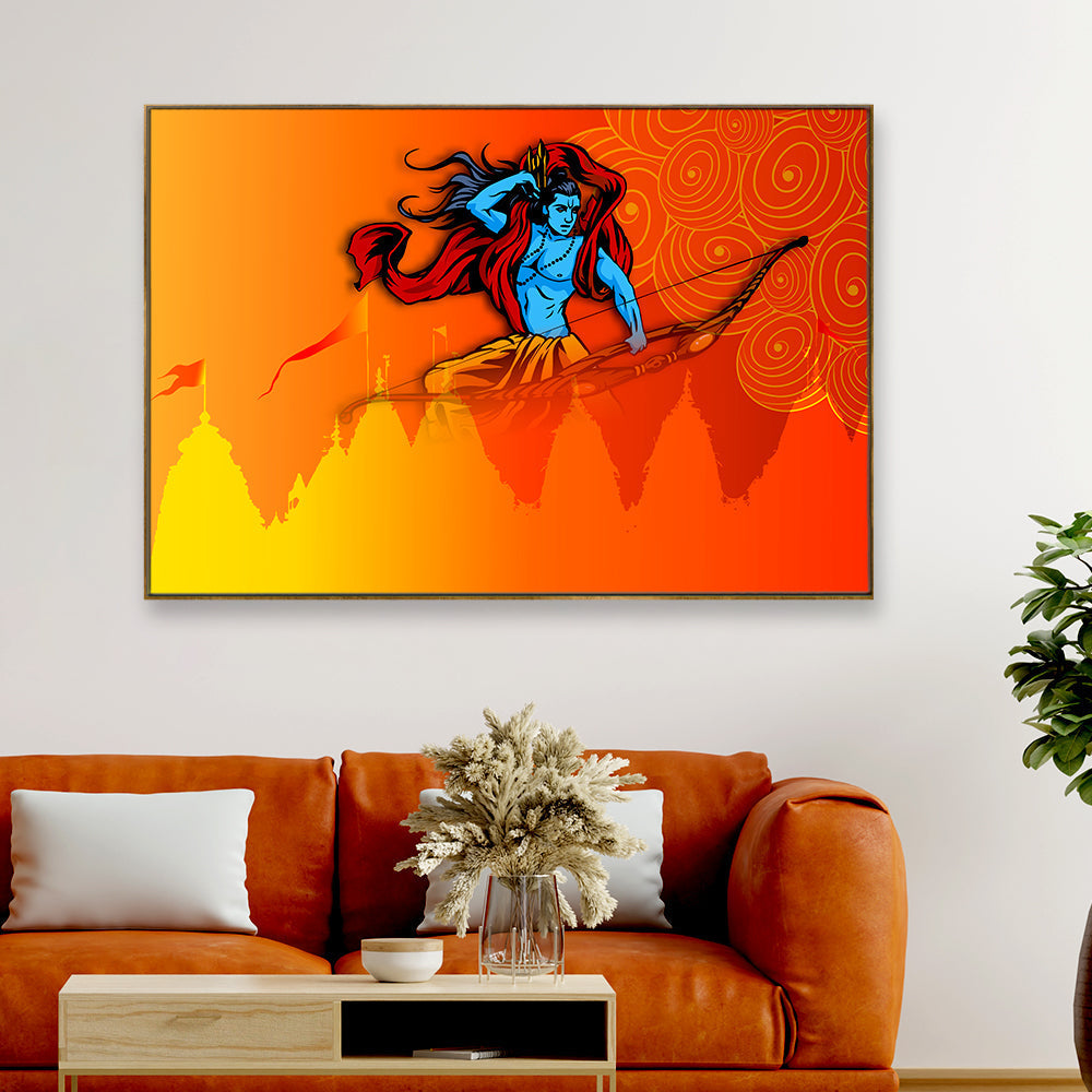 Ram Ji Wall Painting for Living Room Main image