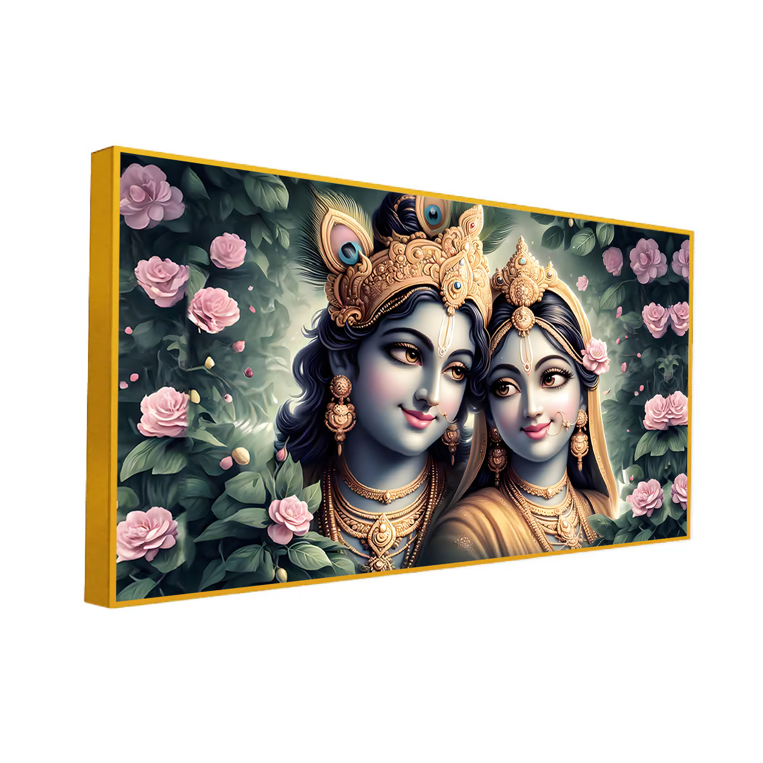 Shree Krishna Radha Wall Paintings Secondary image