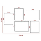 Young Wild Free Monochrome Frame Set of 5