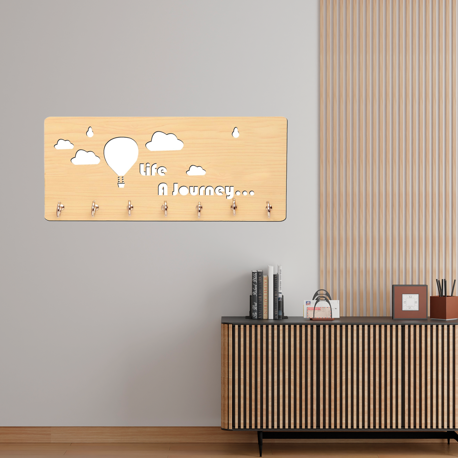 A Life Journey Unique Design Wall-Mounted Key Holder for Home Wall Main image