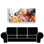 Abstract Colorful Floral Flower art Canvas Wall Painting
