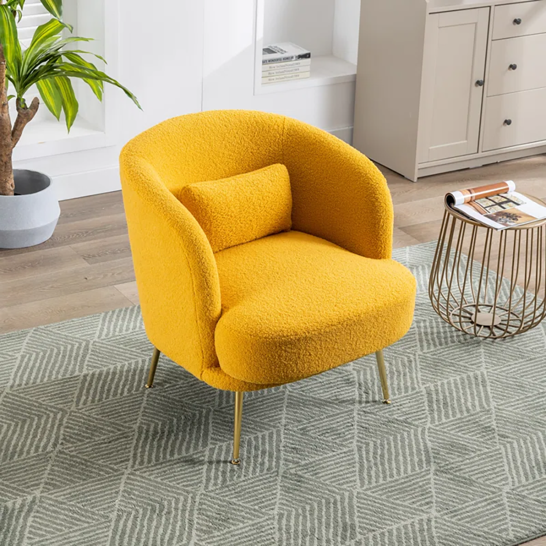 Yellow Citium Accent Chair Main image