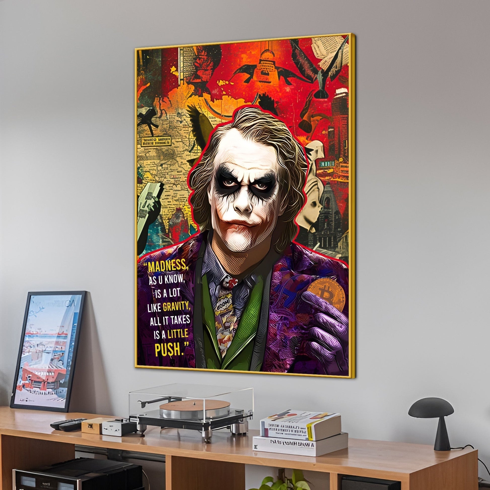 Why So Serious Cotton Canvas Wall Painting Main image