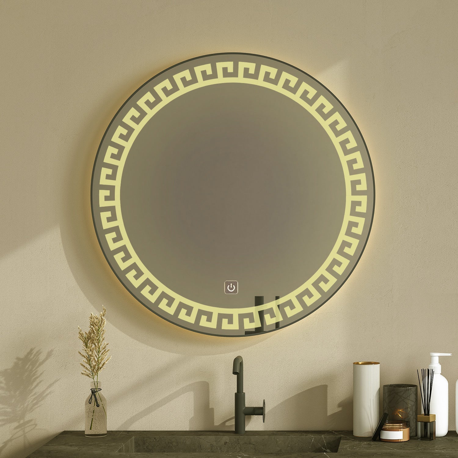 Beautiful Designer Twinkling Stars Bathroom Mirror With LED Secondary image