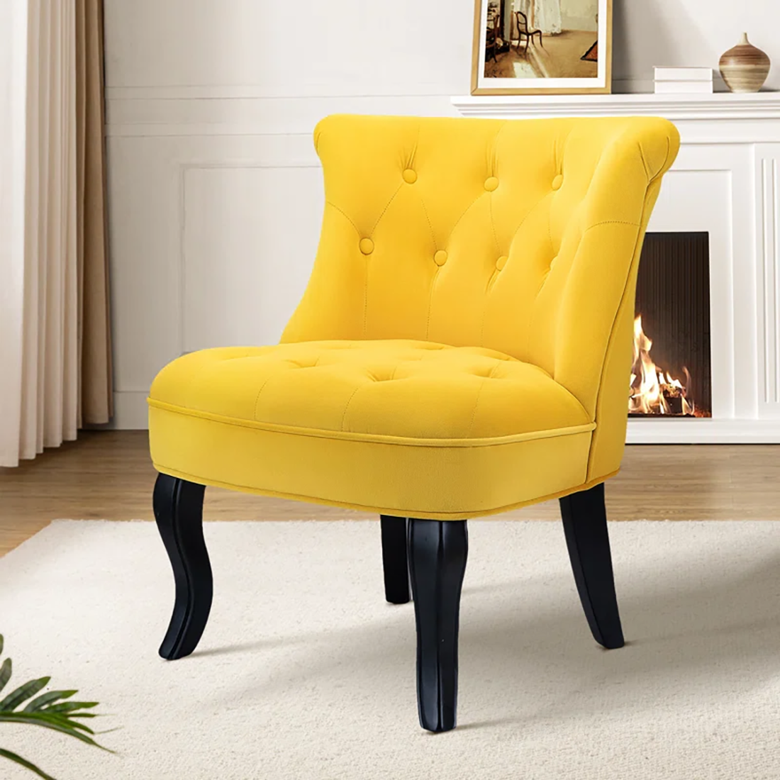 Yellow Donata Accent Chair Main image