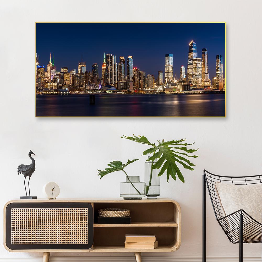 Beautiful City Lights Framed Canvas Wall Paintings/Wall Art Main image
