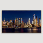 Beautiful City Lights Framed Canvas Wall Paintings/Wall Art