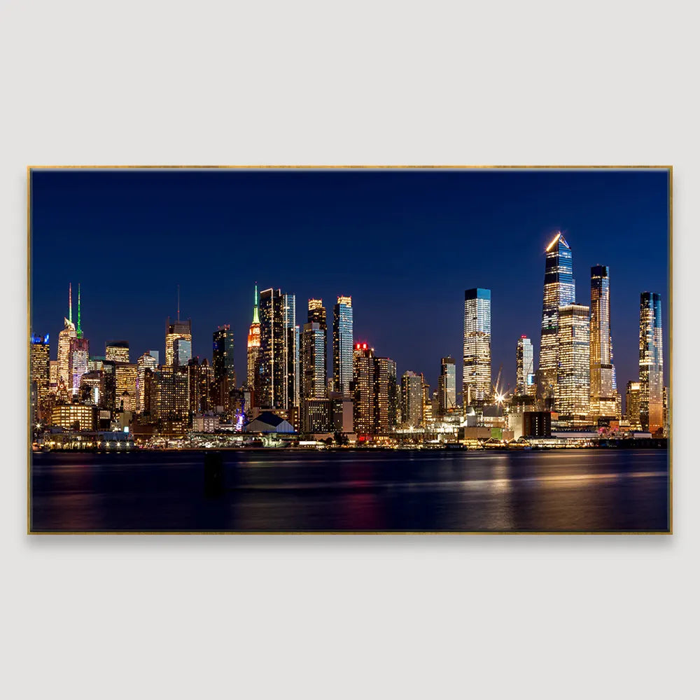 Beautiful City Lights Framed Canvas Wall Paintings/Wall Art