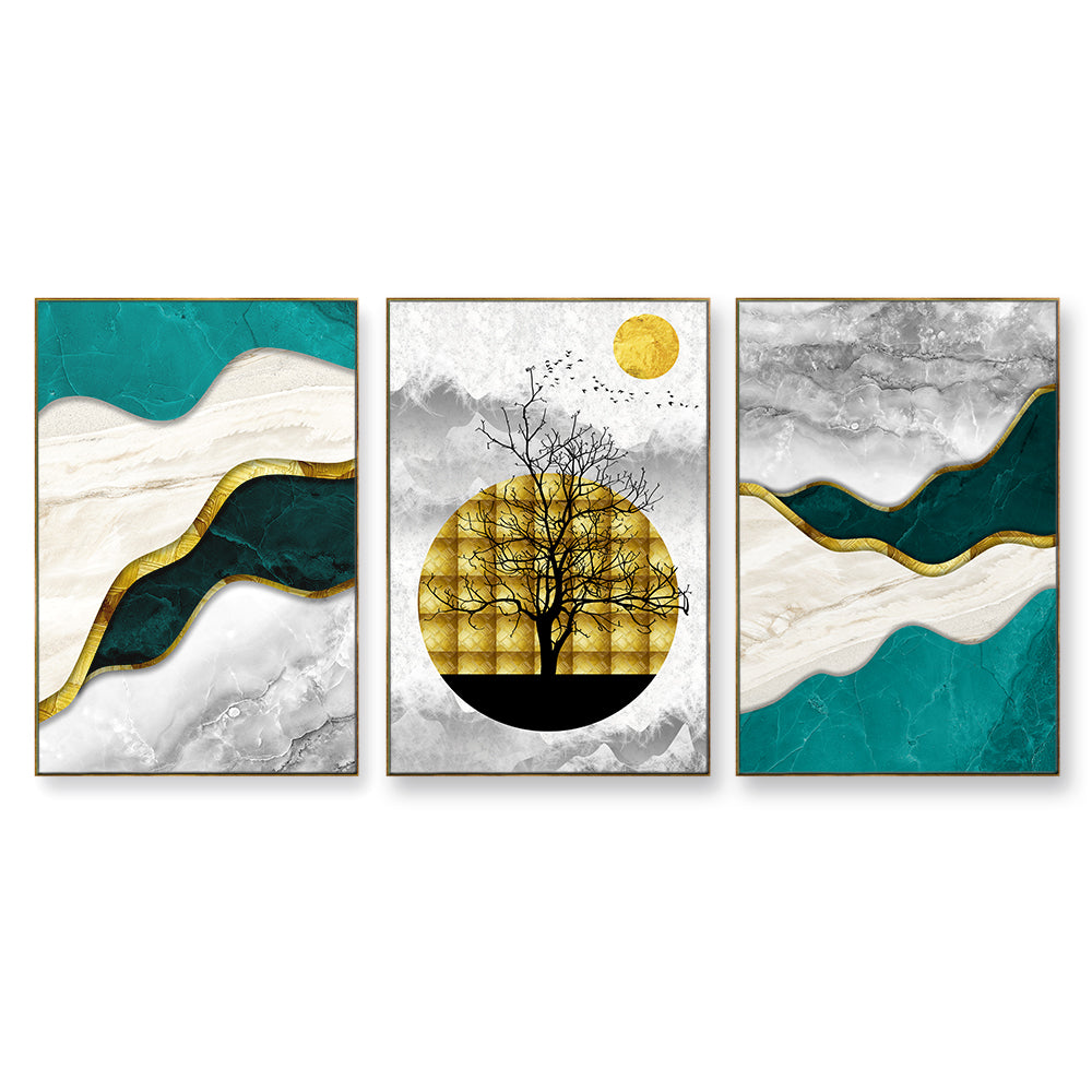 Abstract Visions Frames Set Of 3 Secondary image