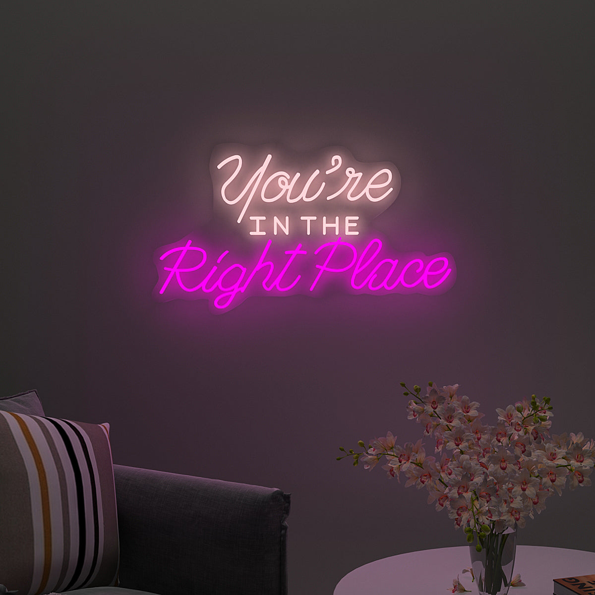You're In The Right Place LED Neon Light Main image