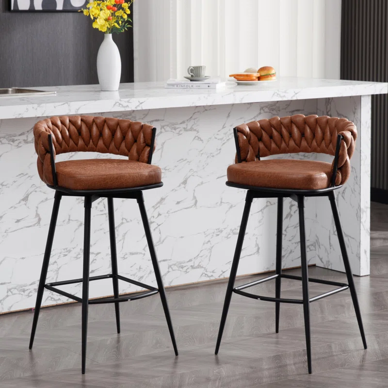 Whisky Brown  Presley Bar Stool Secondary image