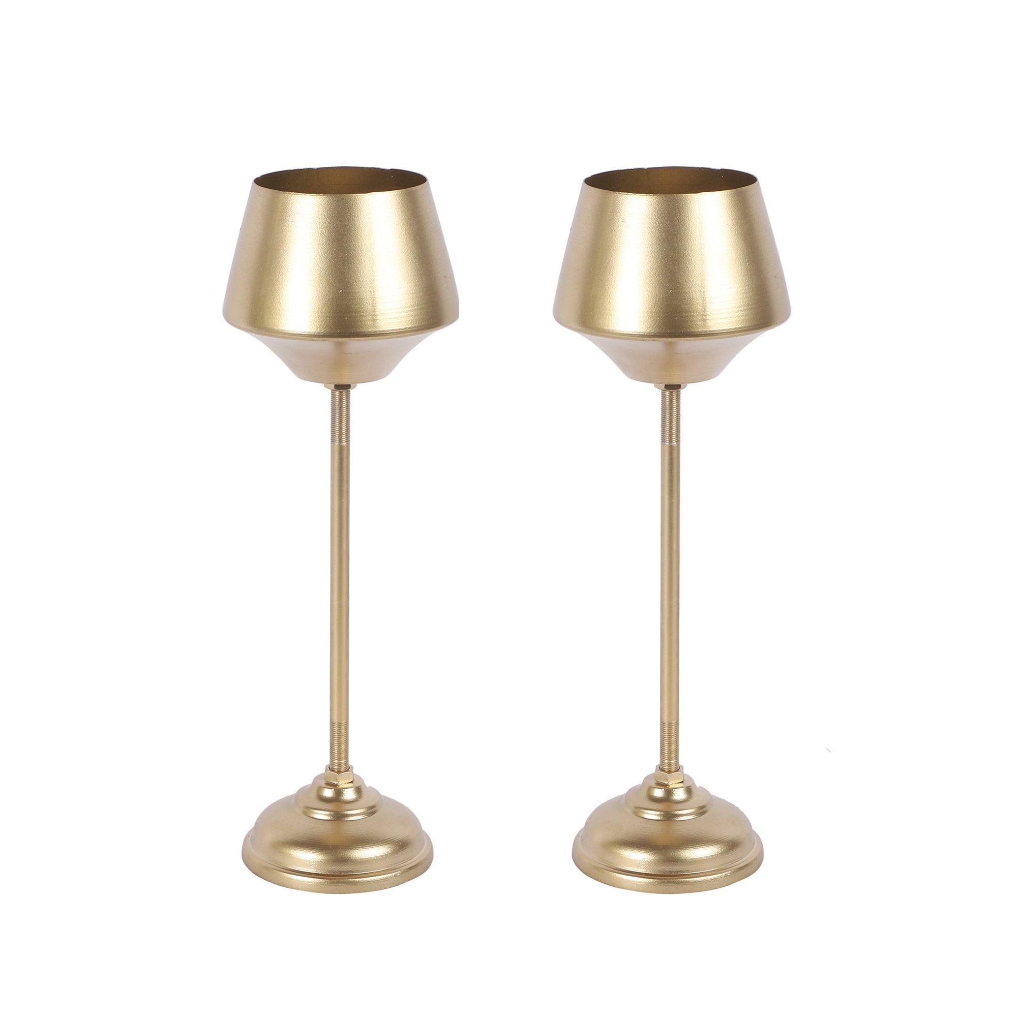 Wine Shape Table Top Planter with Stand set of 2 Secondary image