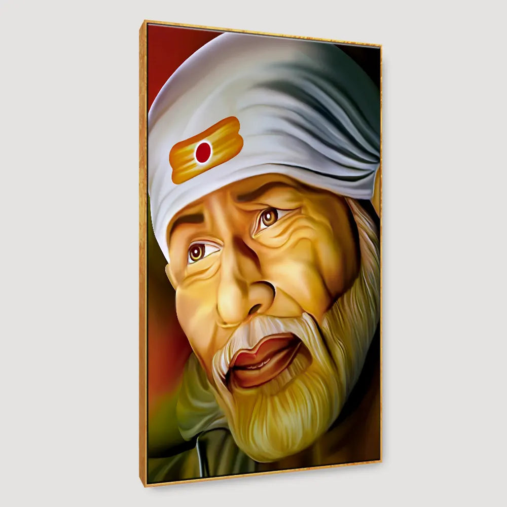Shirdi Sai Baba Painting / Framed Wallart Secondary image