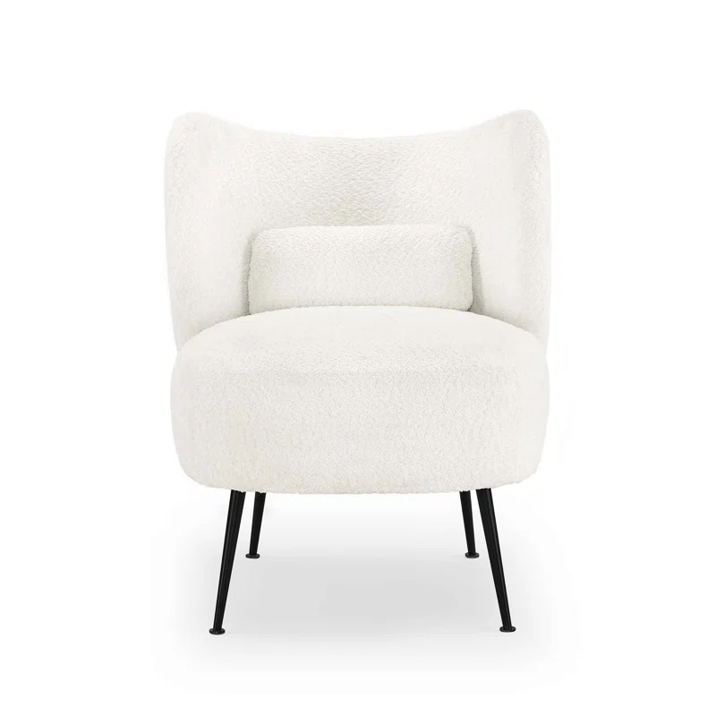 .White Collin Accent Chair