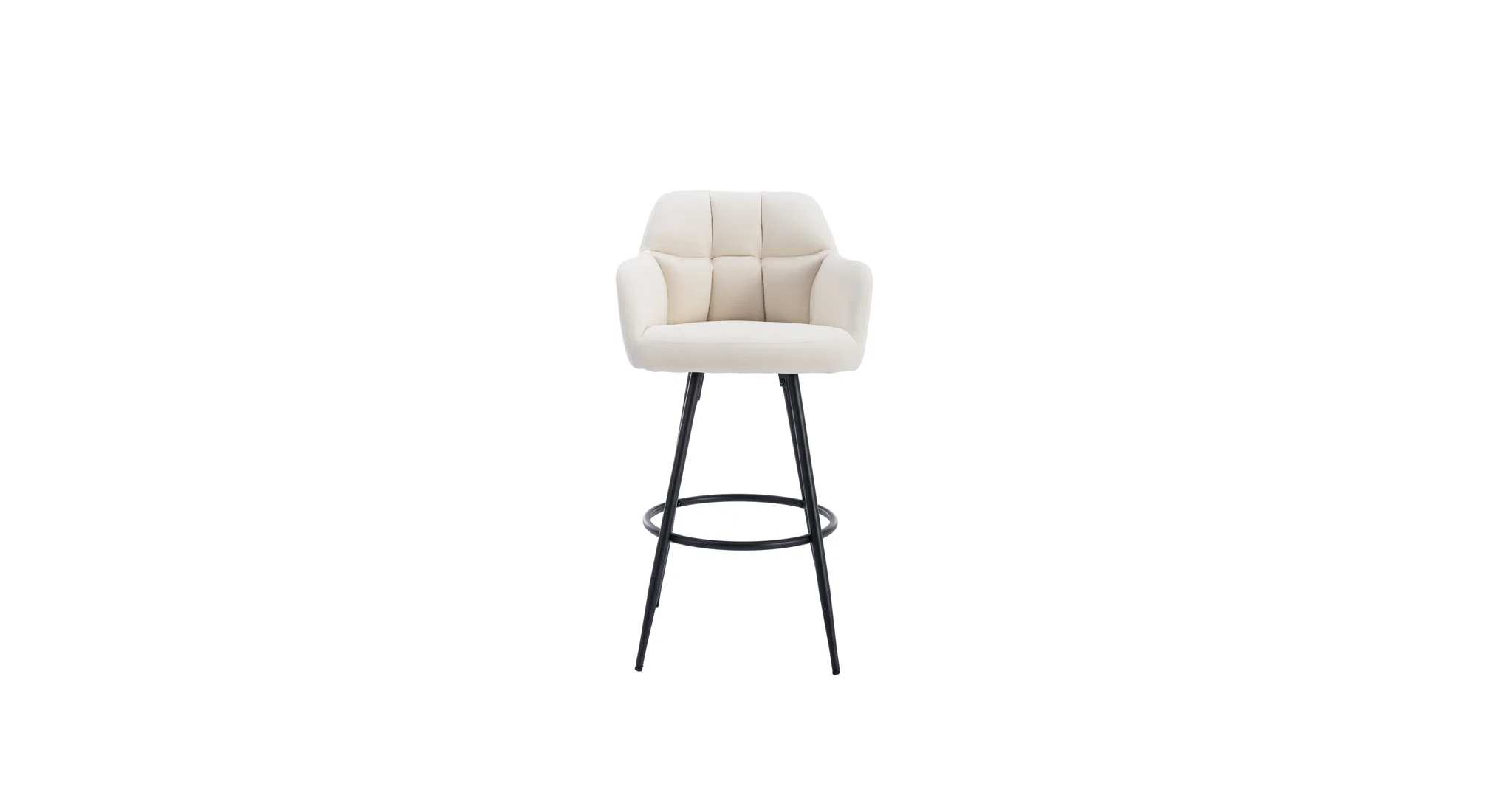White Color Cayden Bar Stool Secondary image