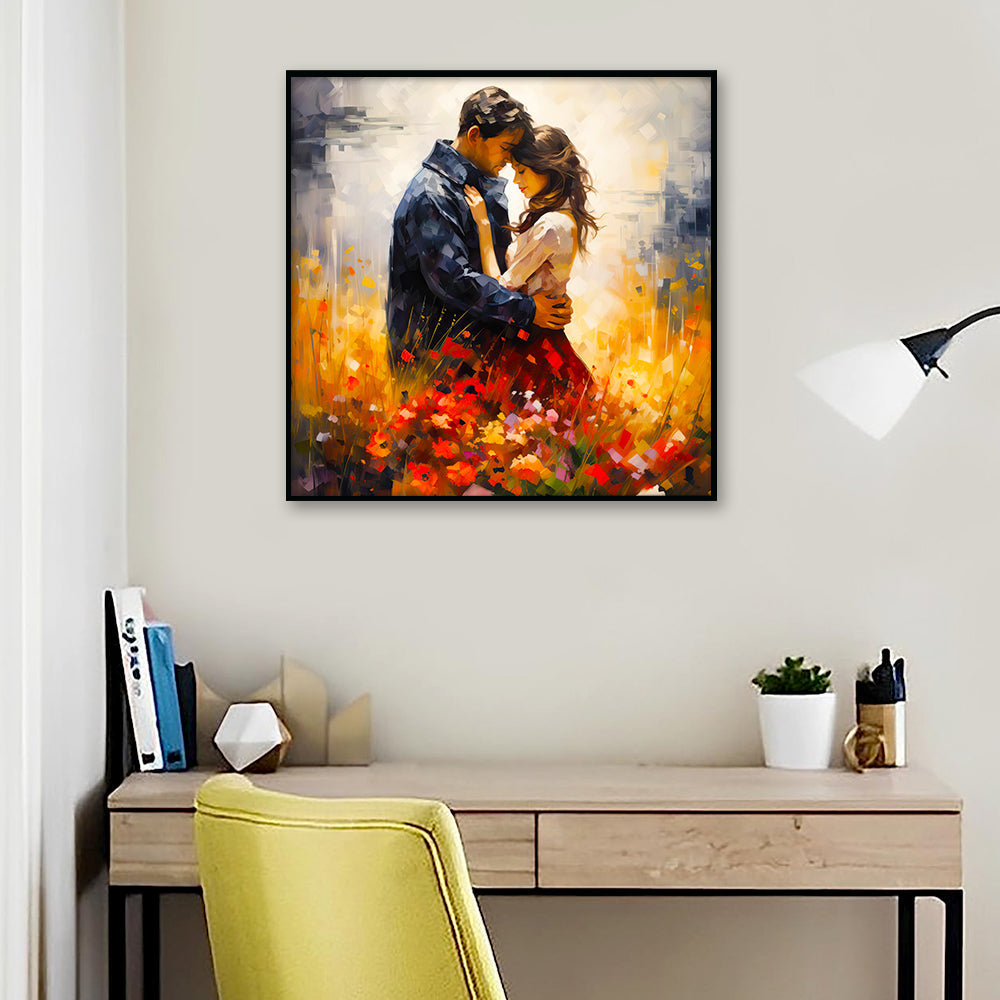 An Artwork Portraying the Unconditional Love Between Friends Love Canvas Wall Paintings & Arts Main image