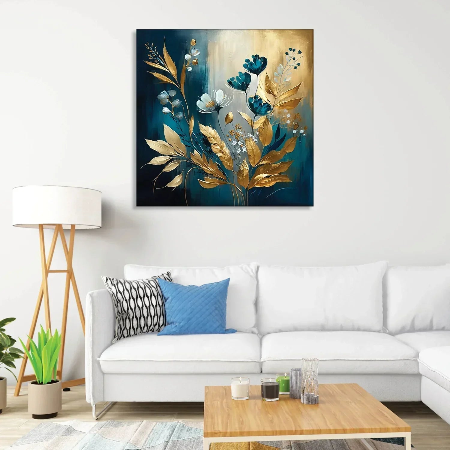 Whimsical Wildflowers: Unique Flower Wall Decor Clearance Sale Secondary image