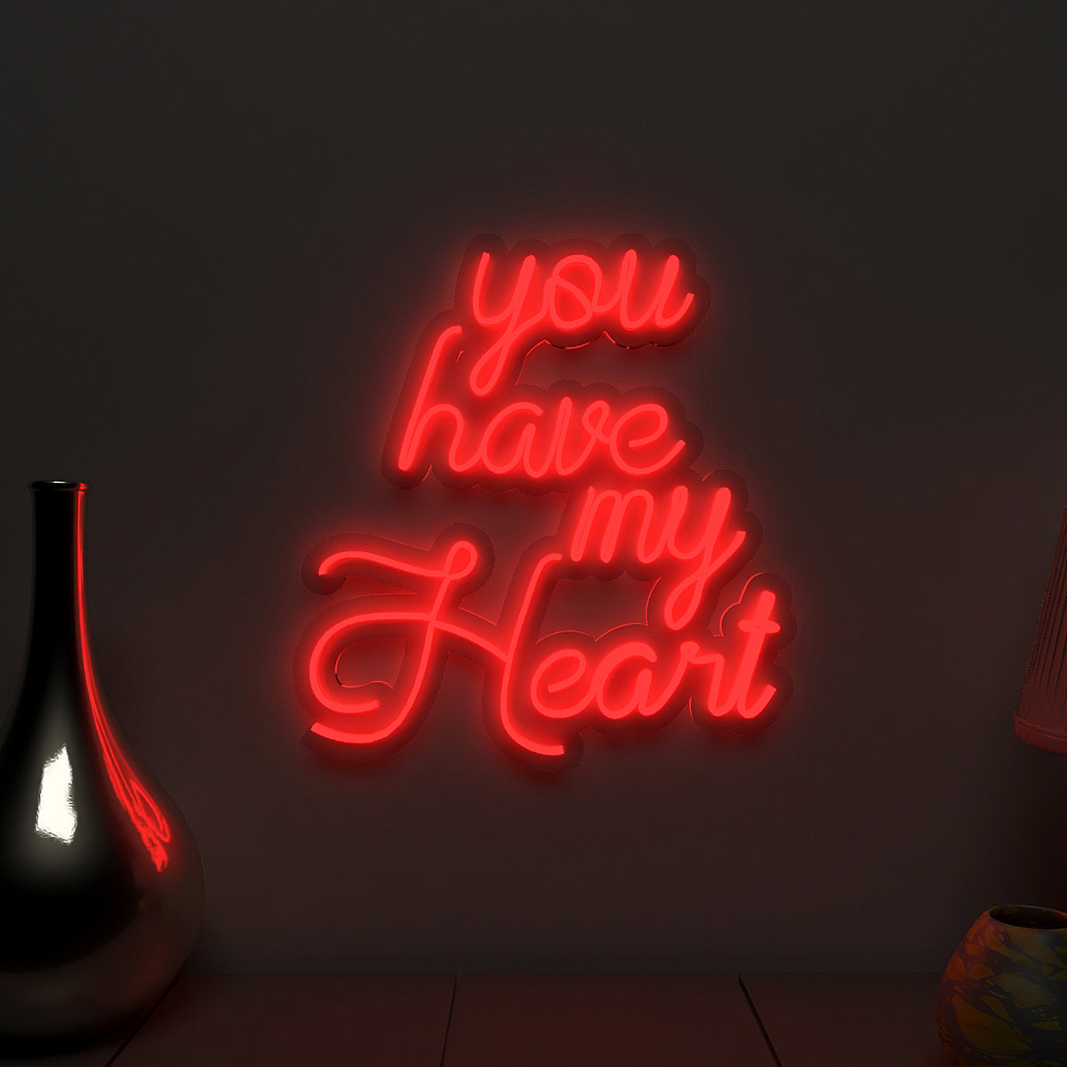 You Have My Heart Neon Light ( Available in Multiple Colors) Main image