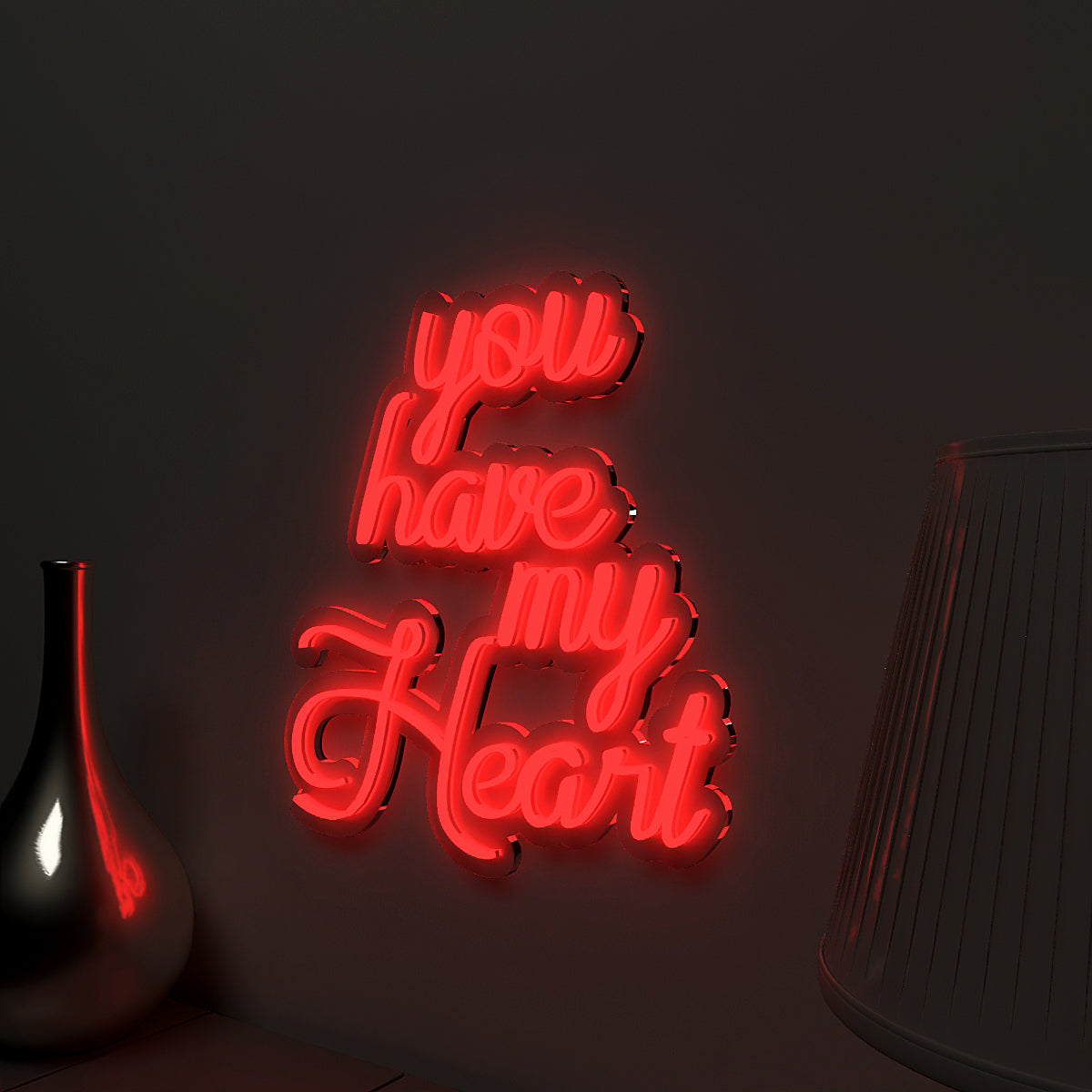 You Have My Heart Neon Light ( Available in Multiple Colors) Secondary image