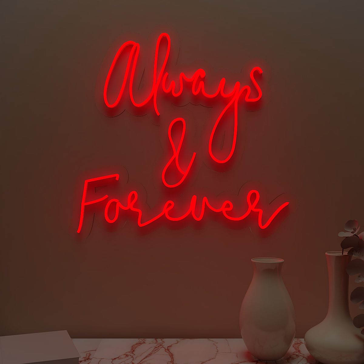 Always & Forever Neon Light (Available in Multiple Colors) Main image