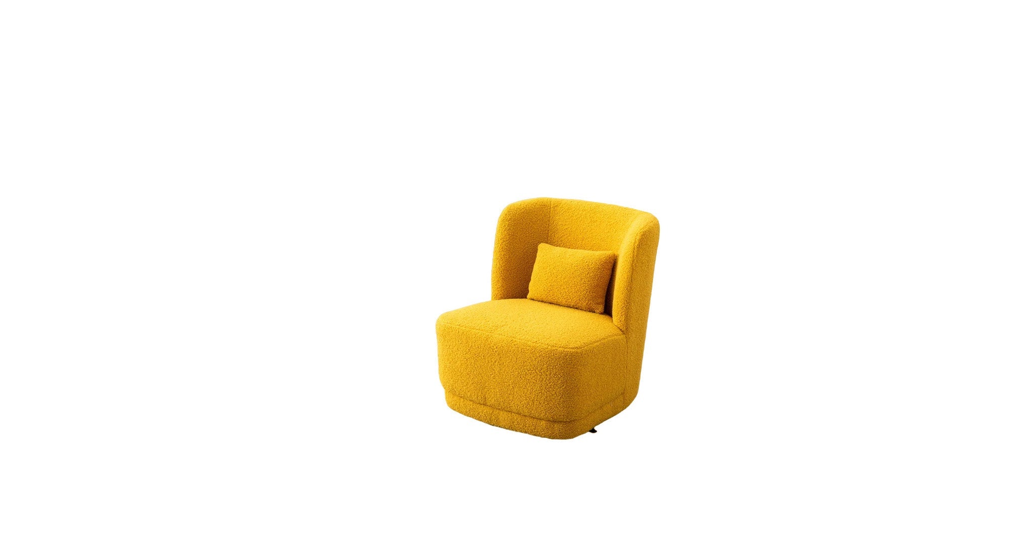Yellow Deeda Barrel Chair Secondary image