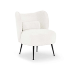 .White Collin Accent Chair
