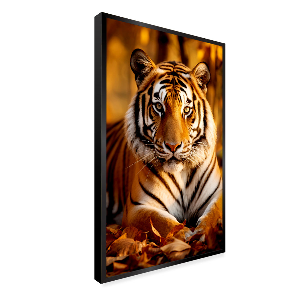 Siberian Tiger Face Canvas Printed Wall Paintings & Arts Secondary image