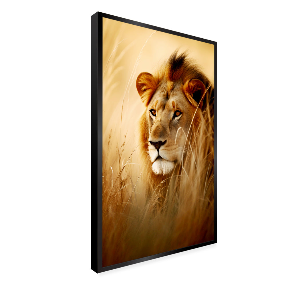 Beautiful Lion Face Canvas Printed Wall Paintings & Arts Secondary image