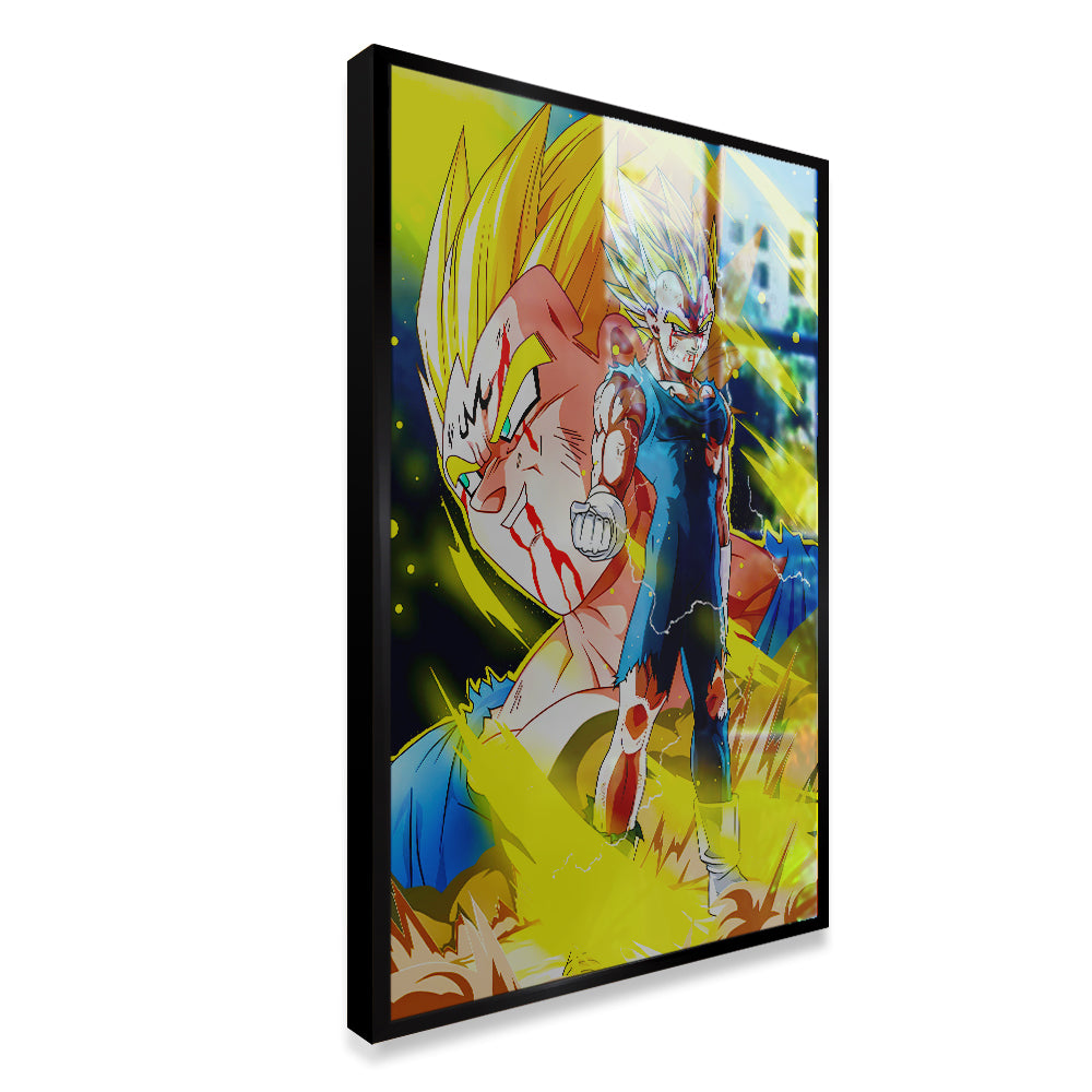Vegeta From Dragon Ball Z Anime Canvas Wall Painting Secondary image