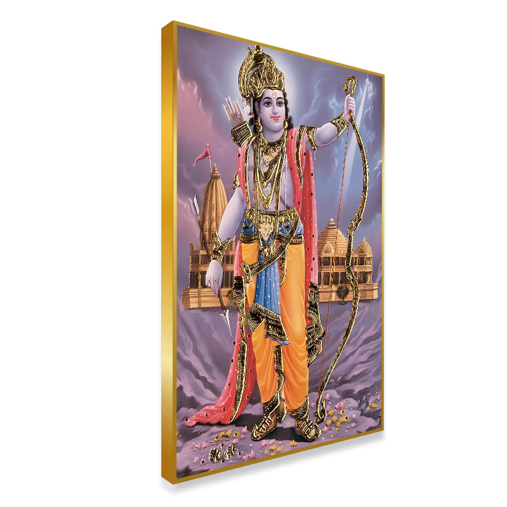 Beautiful Design Shri Ram Canvas Printed Wall Art & Paintings Secondary image