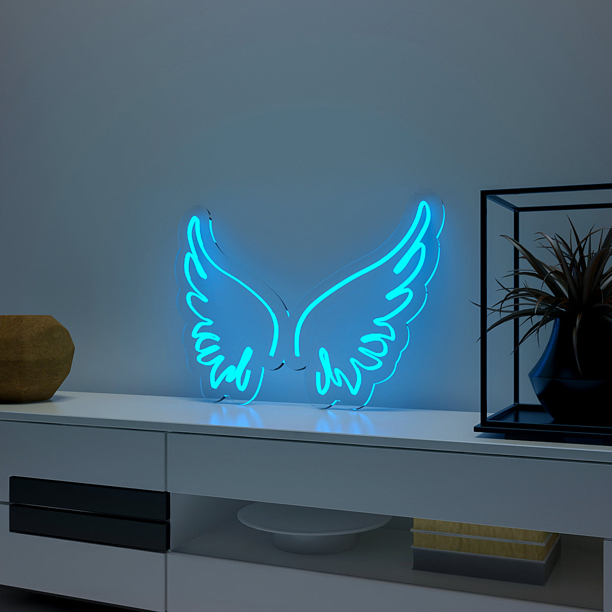 Angel Wings Neon LED Light (Available in Multiple Colors) Secondary image