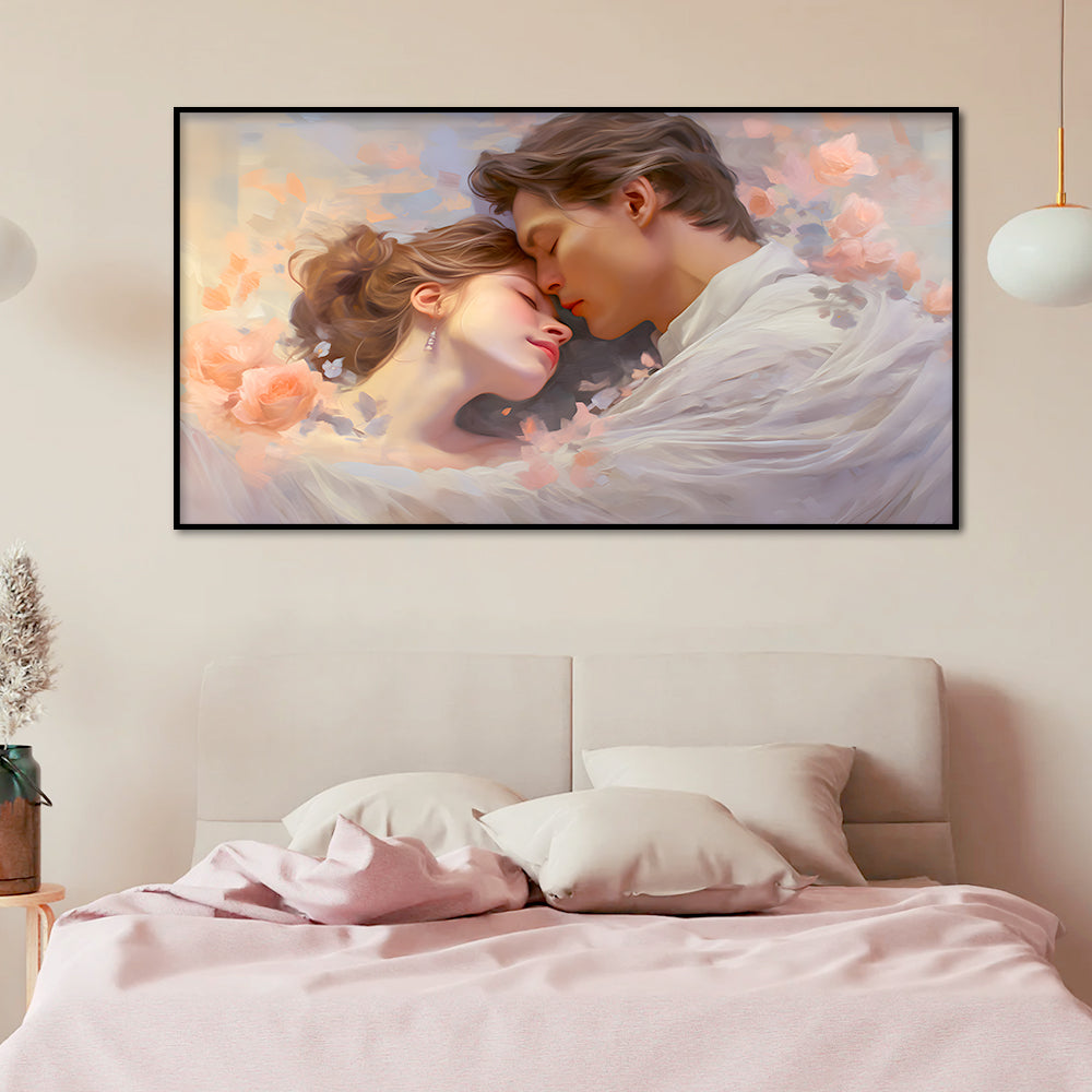 Beautiful couple in love Canvas Wall Paintings & Arts Main image