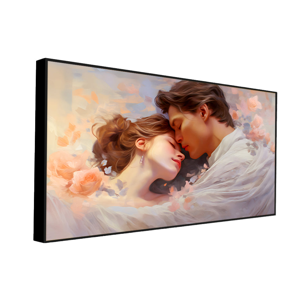 Beautiful couple in love Canvas Wall Paintings & Arts Secondary image