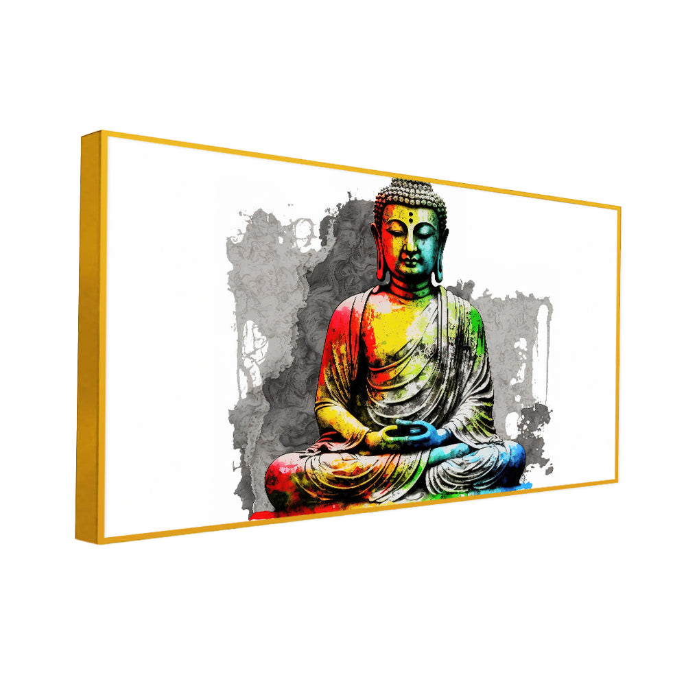 Watercolour Buddha Canvas Paintings
