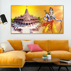 Spiritual Shri Ram Temple Wall Art & Paintings