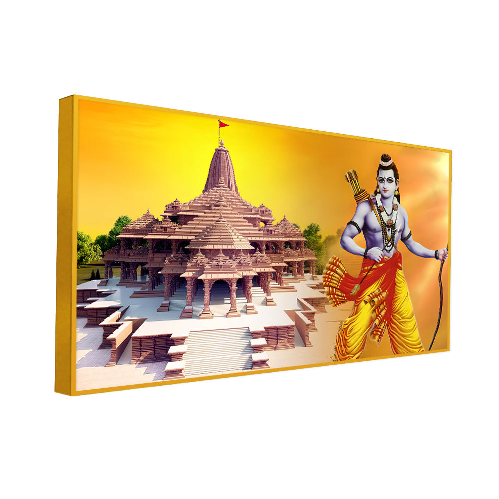 Spiritual Shri Ram Temple Wall Art & Paintings Secondary image
