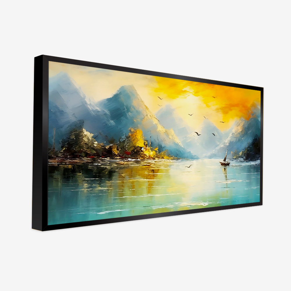 Beautiful Decorative Picture of Mountain Wall Painting & Art Secondary image