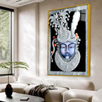 Beautiful Shreenath Ji Maharaj Acrylic Wall Paintings Clearance Sale