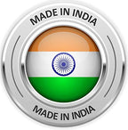 Amethyst Bloom Hand Block Cotton Double Bedsheet - Traditional Jaipuri Purple & White Pattern