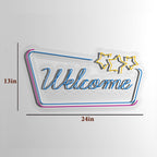 "Welcome" Neon LED Light