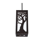Ambient Lighting Wooden Lantern - Vellar Tree of Life Style