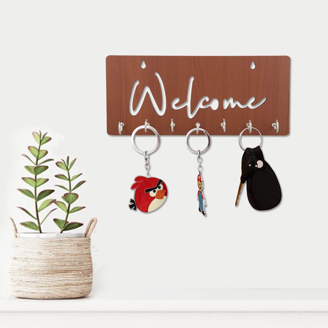 Welcome Unique Design Wall-Mounted Key Holder for Home Wall Main image