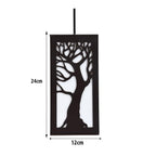 Ambient Lighting Wooden Lantern - Vellar Tree of Life Style