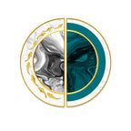 Abstract Design Semi Circle Canvas Printed Paintings & Arts