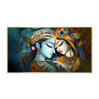 Vibrant Radha Krishna Artwork – Brighten Your Space Today